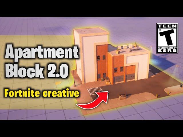 I Made The Apartment Of THE BLOCK 2.0 Challenge In Fortnite Creative! New Tilted Towers Building?!