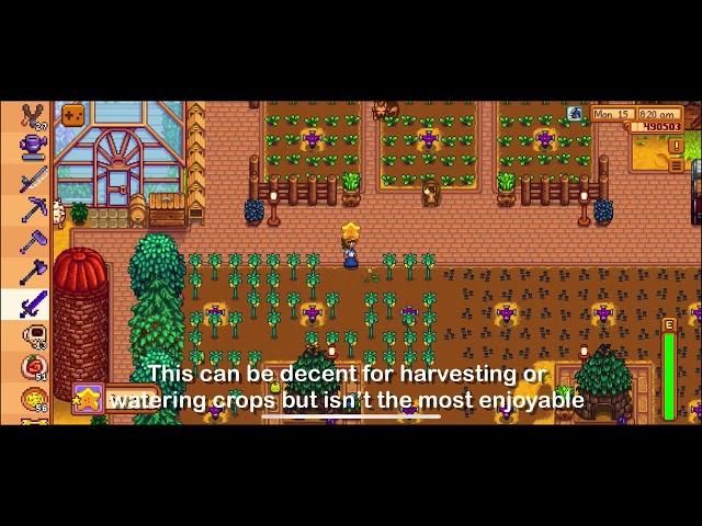 The BEST Stardew Valley Control Settings on iOS Mobile