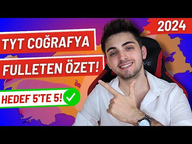 2024 TYT COĞRAFYA FULLETEN SON TEKRAR! | Bunları Bilmeden Sınava Girme! | #yks #tyt