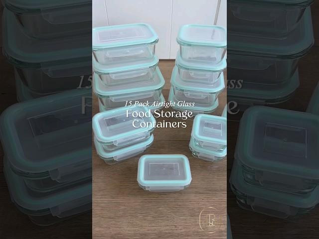 Preserving Flavor: Airtight Glass Food Storage Containers for Seamless Meal Prep