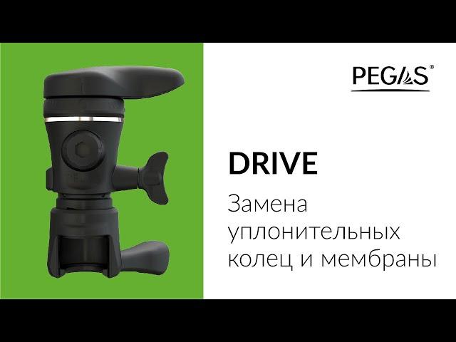 Pegas Drive Замена уплотнительных колец и мембраны