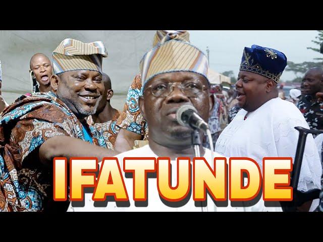 IFATUNDE FESTIVAL! MOMENT OLUOMO, BABA OWO EYE & ELEGBEDE STEP IN, AGBARA ORIN SHEFIU ALAO BABA OKO