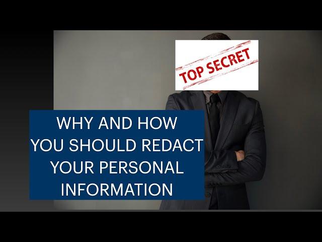 Redaction Requests - Protect Your Records!