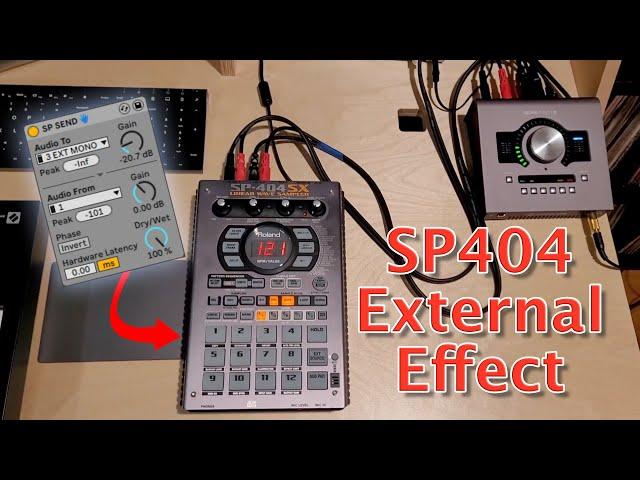 How To Use SP-404 As An External Effect Send In Ableton