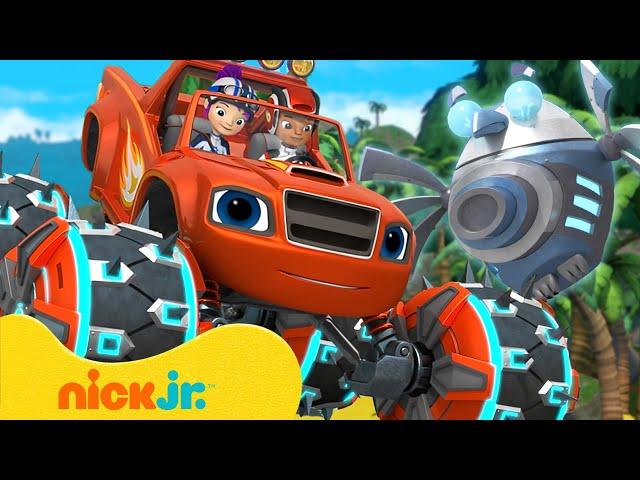 Blaze and the Monster Machines Use POWER WHEELS!  Full Scene | Nick Jr.