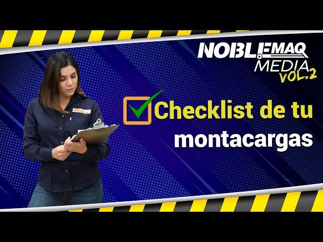 CHECKLIST de un Montacargas | Curso de Montacarguista Cap. 04