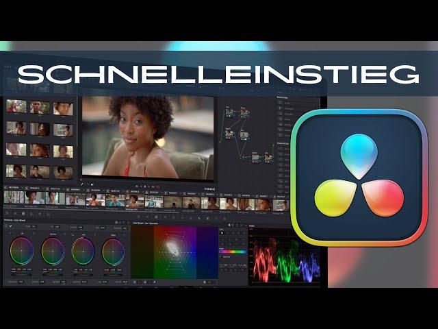 DaVinci Resolve 19 Schnelleinstieg Tutorial für Anfänger deutsch 2024