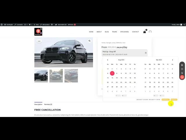 Introduction - Car Rental  WooCommerce Plugin