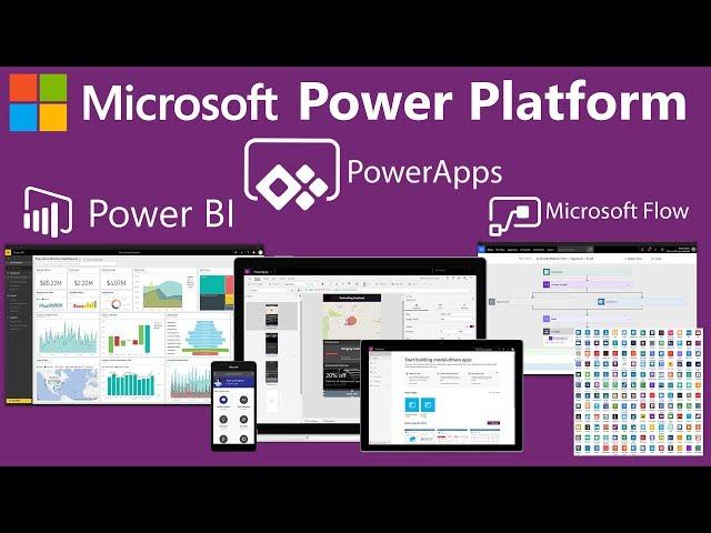 Microsoft Power Platform Overview (Power BI, PowerApps, Flow, Azure Common Data Service)