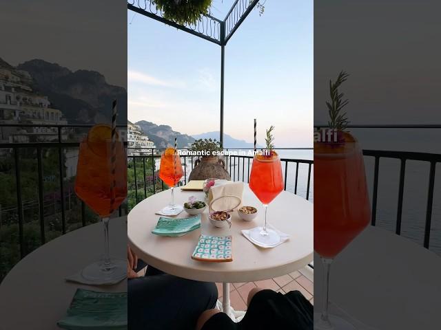 Romantic escape in Amalfi  #amalfi  #amalficoastitaly #italytravel #luxurytravel #travelshorts