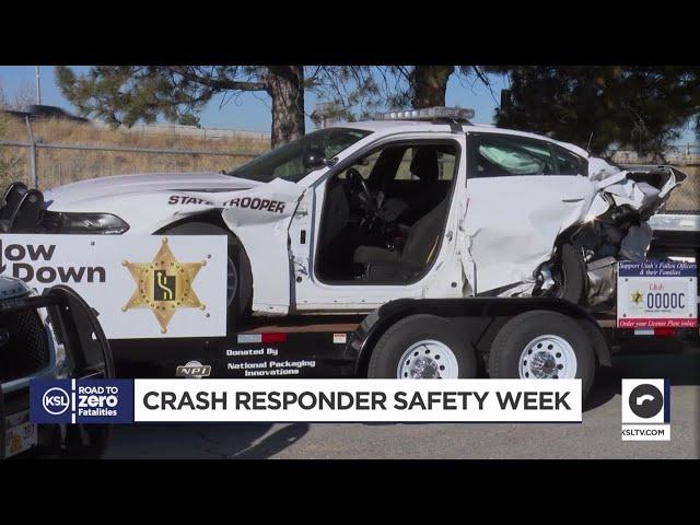 Utah DPS urges drivers to drive cautiously when you see first responders at work