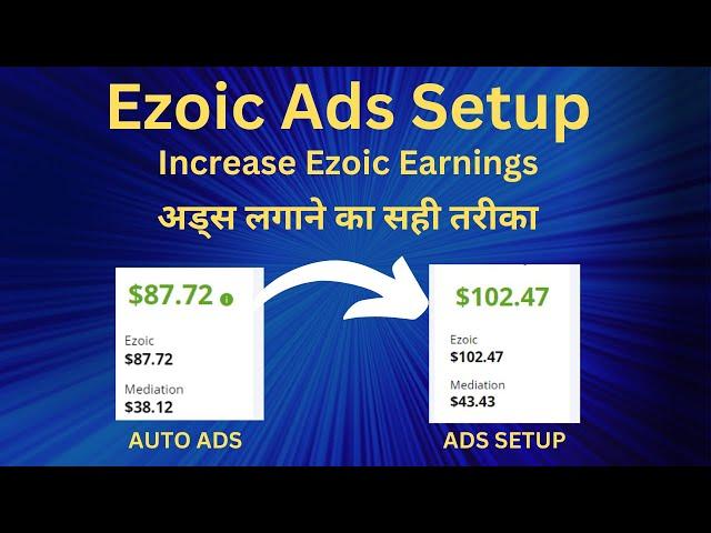 Ezoic Ads Setup | Ezoic Ads Tutorial | High-Earning Setup Guide (for Beginners)