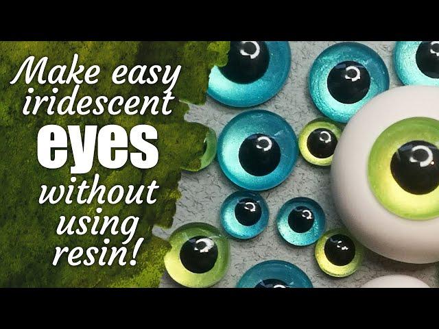 How to make dolls eyes / DIY / tutorial / no resin