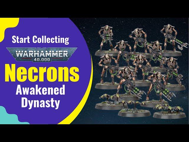 Start Collecting Warhammer 40,000: Necrons - Awakened Dynasty