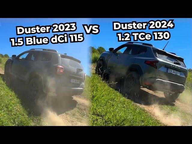 2024 Dacia Duster 1.2 TCe VS 2023 Duster 1.5 dCI Offroad Test