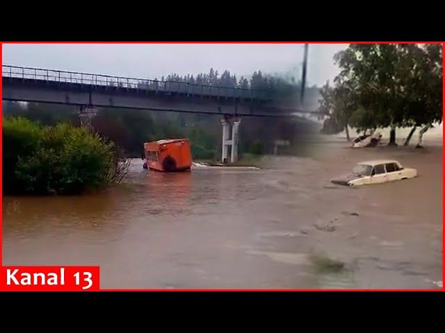 Flooding in river wreaks havoc in Russia’s Zabaykalsky region – Residents are evacuated