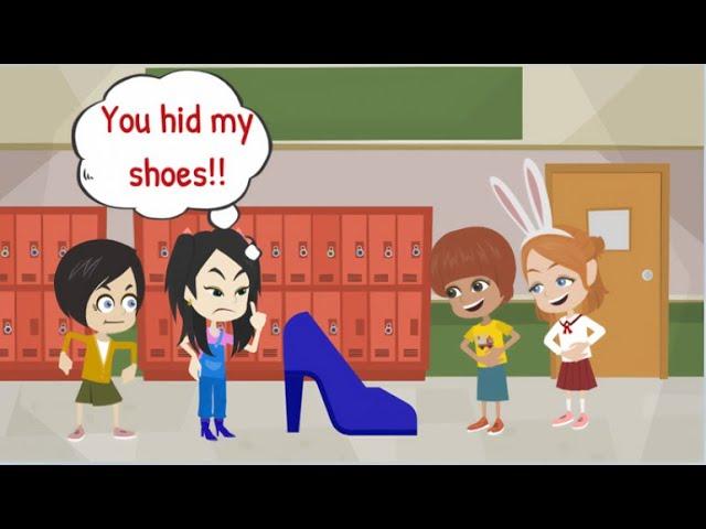 Mina Wants New Shoes - Animated Story - Mina English - Normal English - improve English