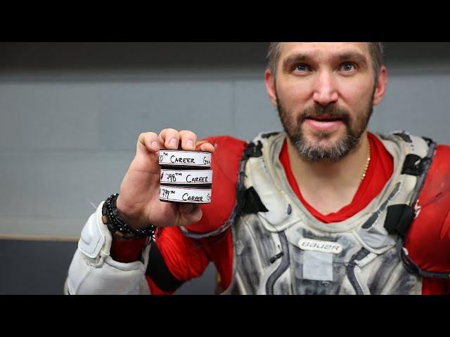 Alex Ovechkin reaches 800 NHL goals with a hat trick