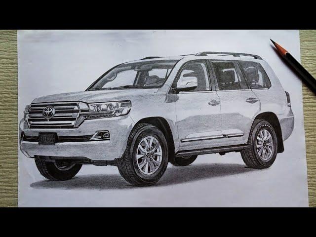 HOW TO DRAW TOYOTA LAND CRUISER