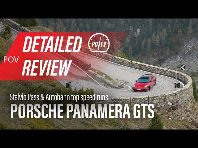 2023 Porsche Panamera GTS: Detailed review – Stelvio Pass, Autobahn top speed runs