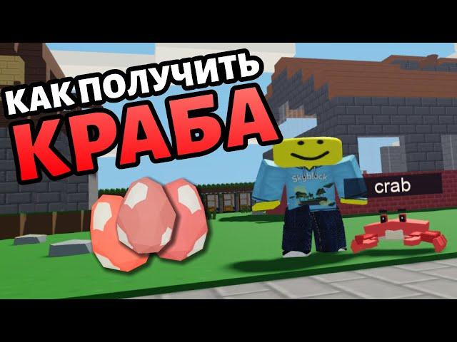 Как получить пета краба в островах! Роблокс скайблок пираты. Roblox islands.