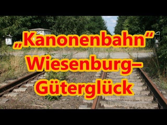 „Kanonenbahn“ Wiesenburg–Güterglück: zweigleisig, elektrifiziert – stillgelegt