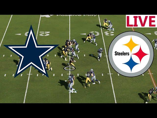  LIVE  Dallas Cowboys VS Pittsburgh Steelers / NFL Today /NFL SEASON /Madden NFL Gameplay