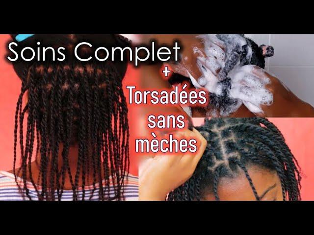 Soins Complet pour Cheveux Crépus avant les Tresses + (Installation tresses sans mèches)