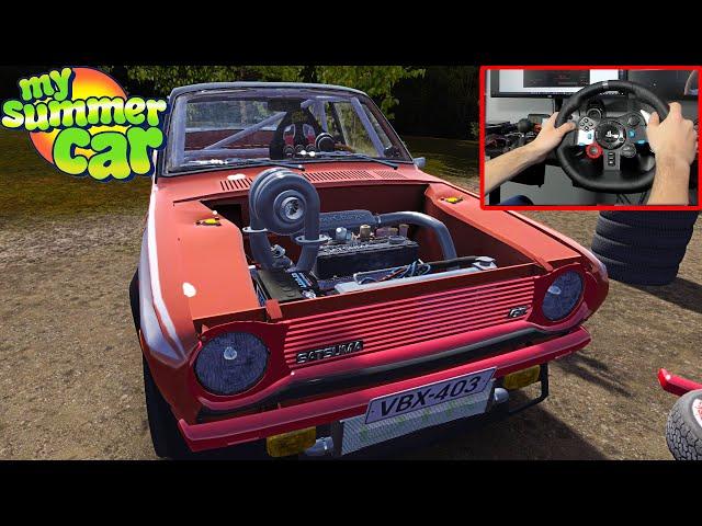 SATSUMA TURBOCHARGER - MADMAN DRIVING + WHEEL CAM - My Summer Car Cam #7 | Radex