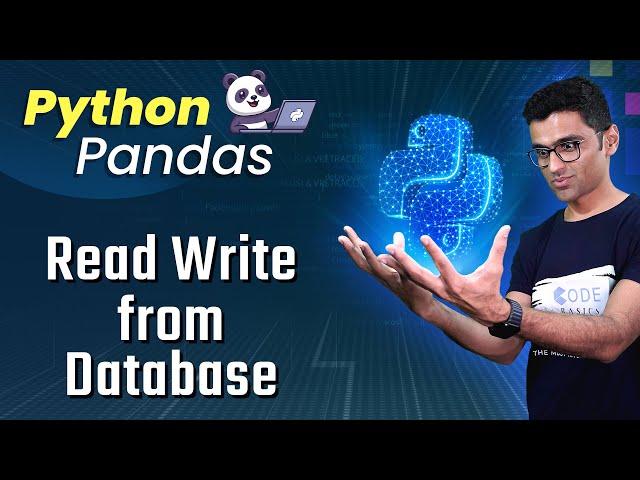 Python Pandas Tutorial 14: Read Write Data From Database (read_sql, to_sql)