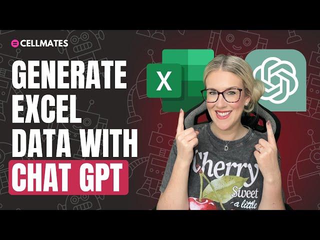 Generate Excel Data with Chat GPT - Create Practice Datasets!
