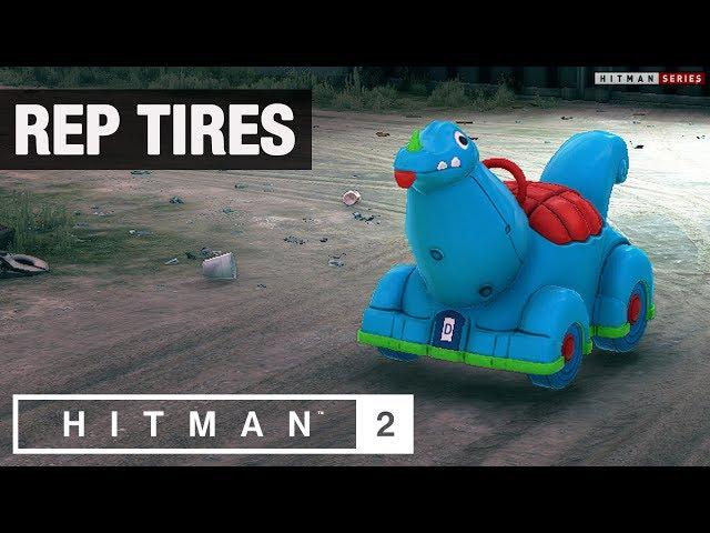 HITMAN 2 Colorado - "Rep Tires" Challenge (Easter Egg)