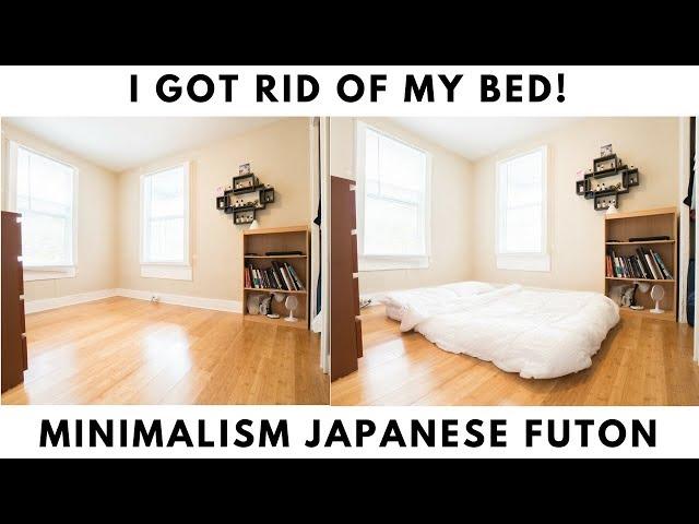 Minimalism: Japanese Futon Benefits| No Bed, I Sleep On The Floor