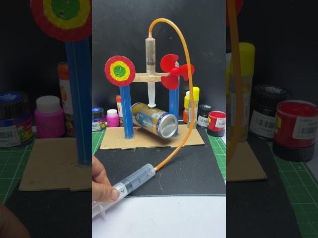 Hydraulic lifting machine project #hydraulic #tech #dcmotor #project #science #experiment #shorts