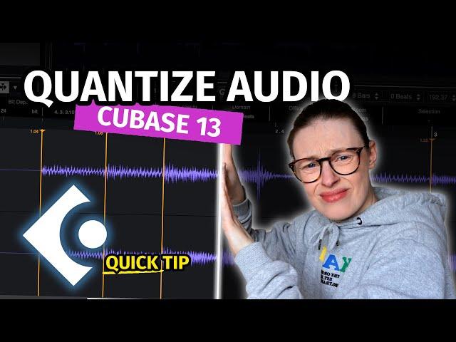 HOW TO QUANTIZE AUDIO | Quick Tip Cubase 13