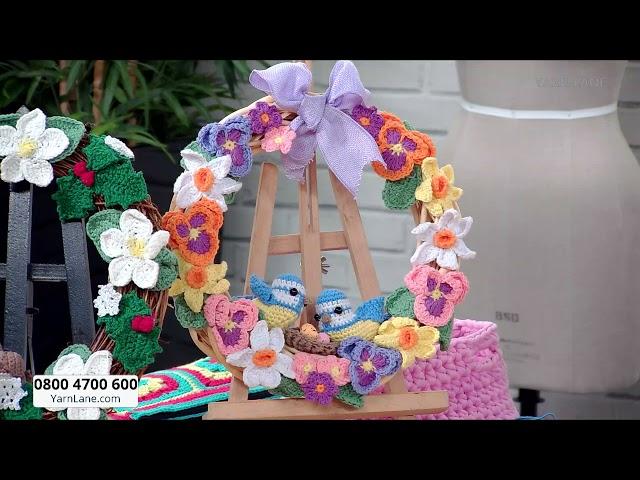 Yarn Lane – 23/06/2021 – The third in the series of Adventures in Crafting crochet seasonal wreaths