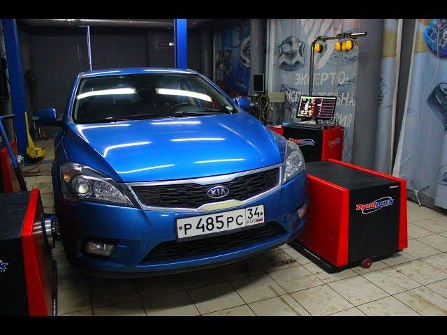 Kia Ceed 1.6 чип тюнинг на стенде