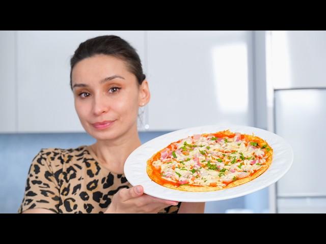 WHAT'S FOR DINNER: delicious potato PIZZA in a frying pan! A very simple and quick recipe for dinner