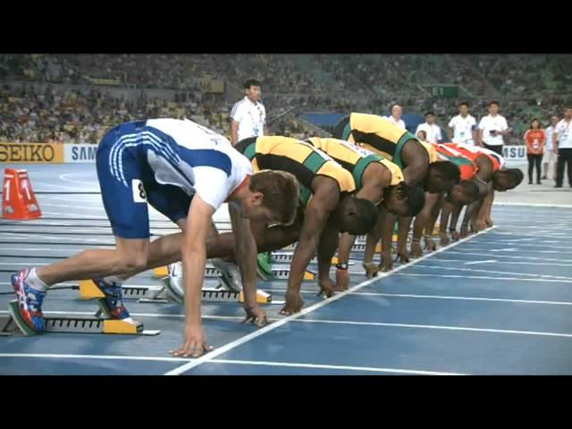 BOLT FAIL! : Usain Bolt False Start at Daegu 2011 World Championship Full HD