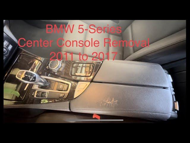 BMW 5 Series Center Console Removal 2011-2017