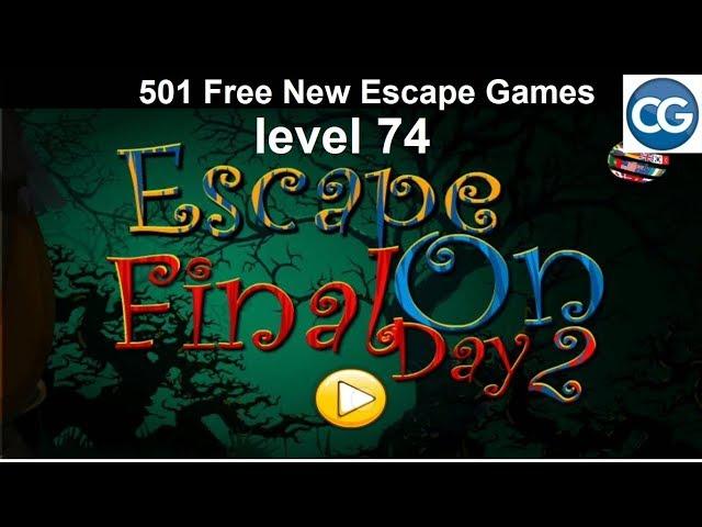 [Walkthrough] 501 Free New Escape Games level 74 - Escape on finalday 2 - Complete Game