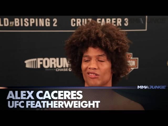 Alex Caceres didn't tap versus Cole Miller because he tapped in his dreams