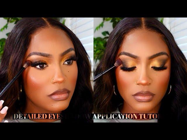 Detailed* START TO FINISH EYESHADOW TUTORIAL FOR  BEGINNERS IN 2025 + EYELINER & EYELASH APPLICATION