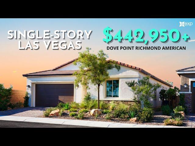 New Single-Story Homes for Sale Las Vegas Dove Point by Richmond American The Sarah & The Anika