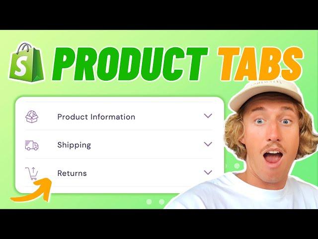 Add Product Tabs to Shopify in 2024 | Easiest Way