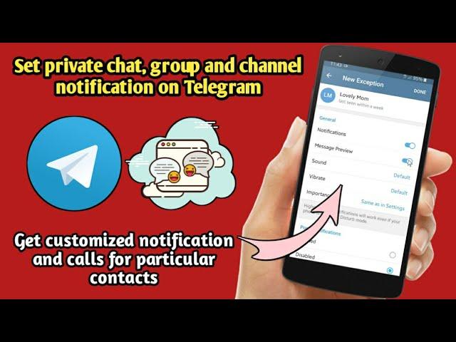 How to custom chat notification on Telegram