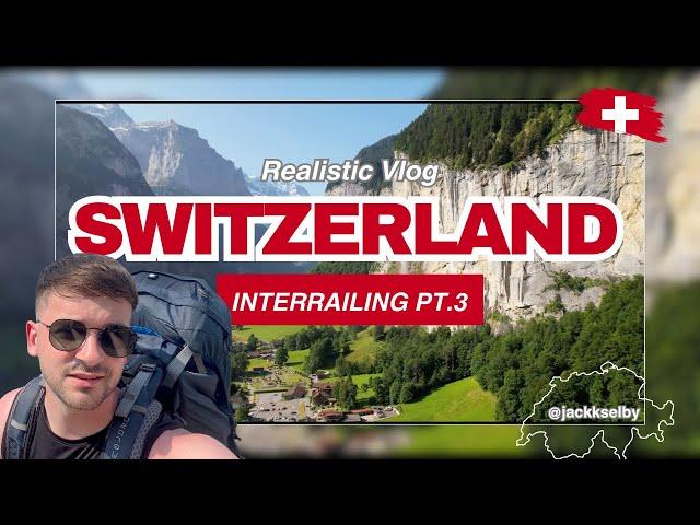 Interrailing Switzerland | Is it really that expensive? Realistic Vlog | Interlaken, Lugano, Zurich