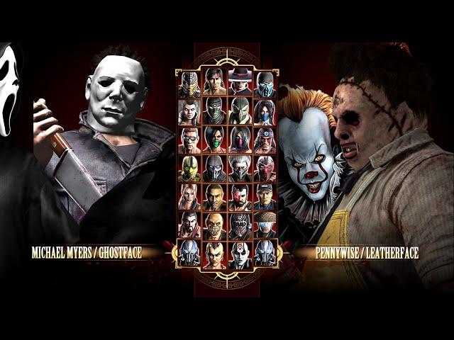 Игра за Ghostface & Michael Myers в Mortal Kombat Komplete Edition на PC Expert в 2K