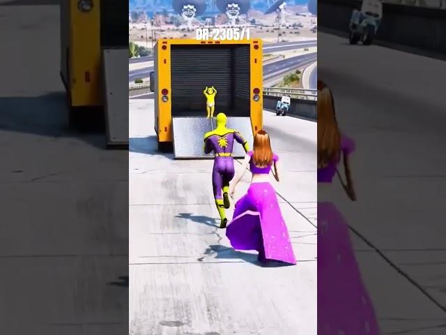 GTA V SPIDERMAN AND FAMILY IN DANGER COFFIN DANCE SONG COVER @duniaremixs #shorts
