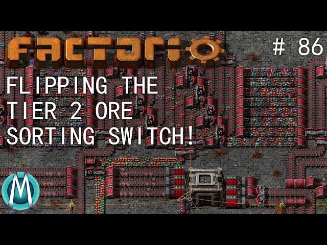 [Factorio 1.1 4K] Angel/Bobs Ep 86: Flipping The Tier 2 Ore Sorting Switch